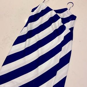Nautical Navy and White Striped Dress